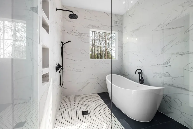 Spa-grade primary suite