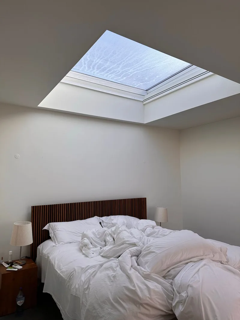 Skylit reading nook